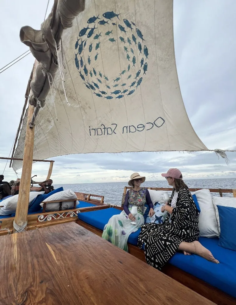 Mnemba snorkel tour sailing